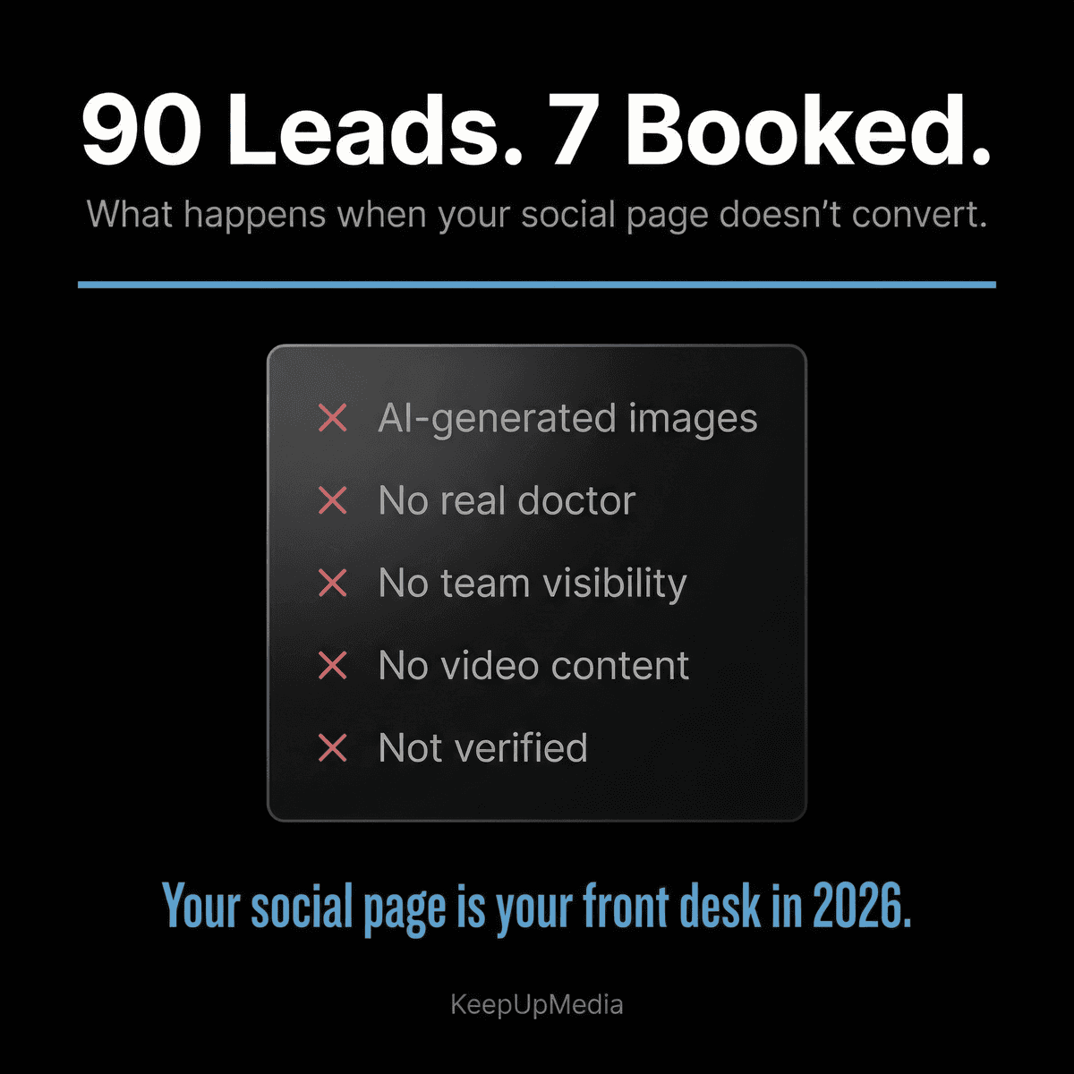 Your Social Media Page Is Your Front Desk in 2026