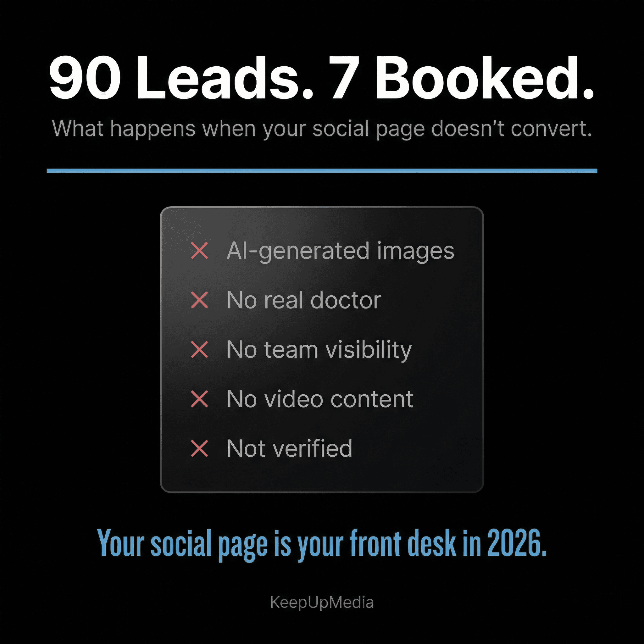 Your Social Media Page Is Your Front Desk in 2026