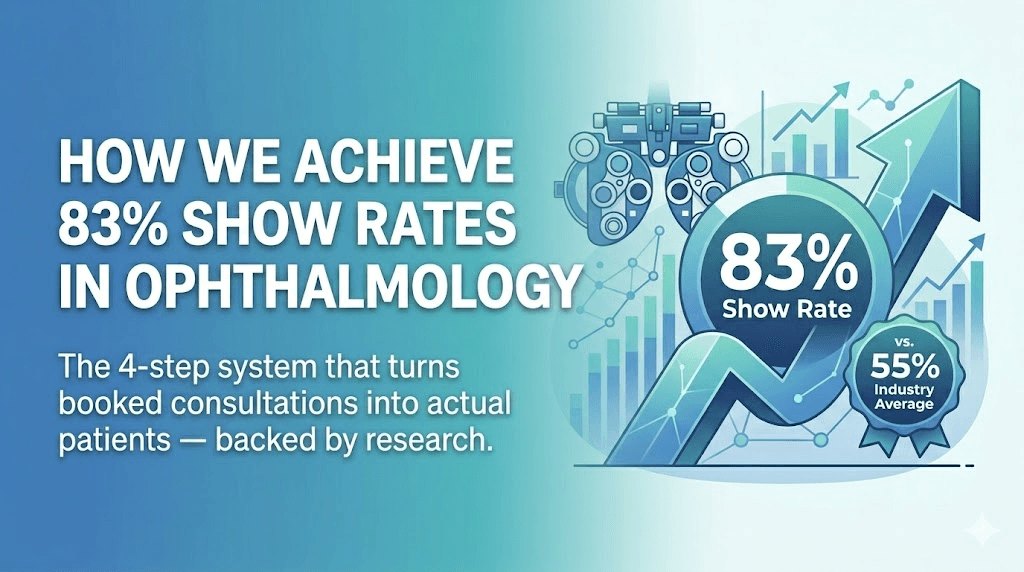 How We Achieve 83% Show Rates in Ophthalmology