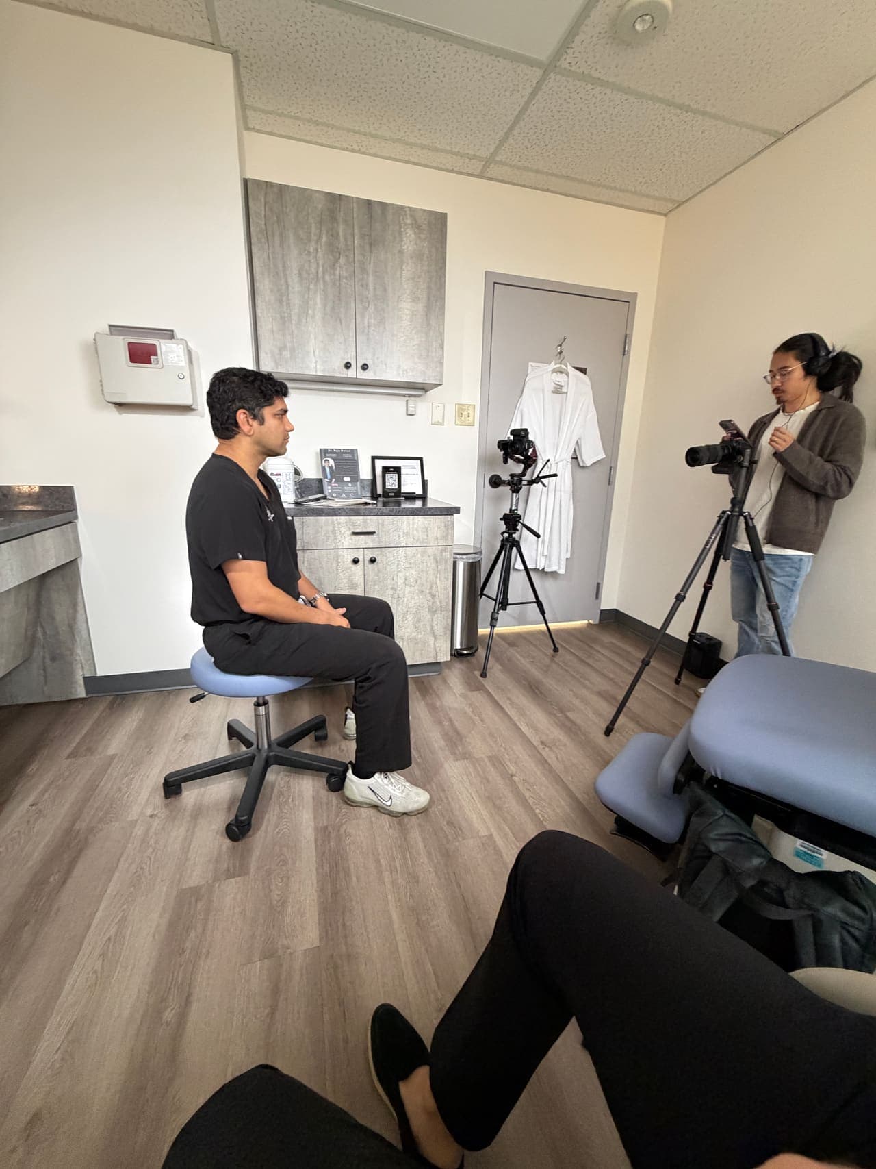 KeepUp Media filming inside a practice after hours